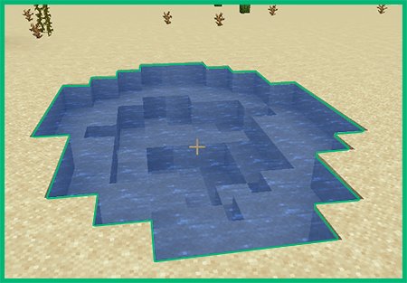 Постройка озера шаг 2