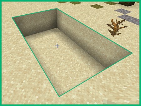 Постройка бассейна шаг 1