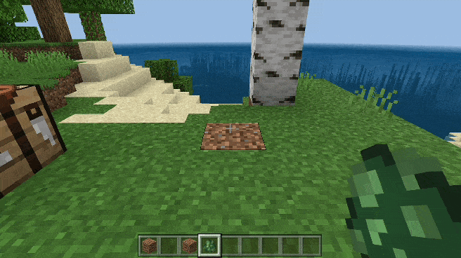 Взрыв камуфляжного блока земли