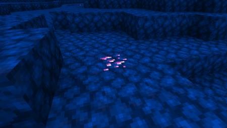 Генерация розового сапфира в голубом биоме Нижнего мира