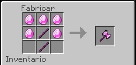 Крафт боевого топора из розового сапфира