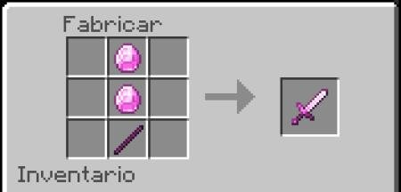 Крафт меча из розового сапфира