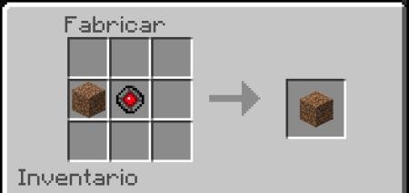 Рецепт крафта взрывного блока-ловушки из блока земли