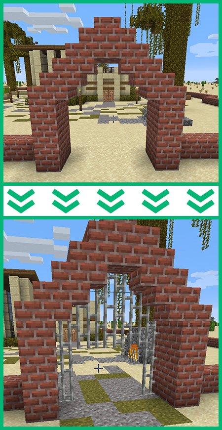 Постройка забора шаг 1-2