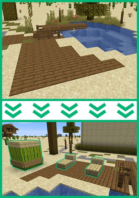 Постройка озера шаг 6-7