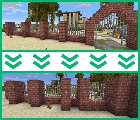 Постройка забора шаг 3-4