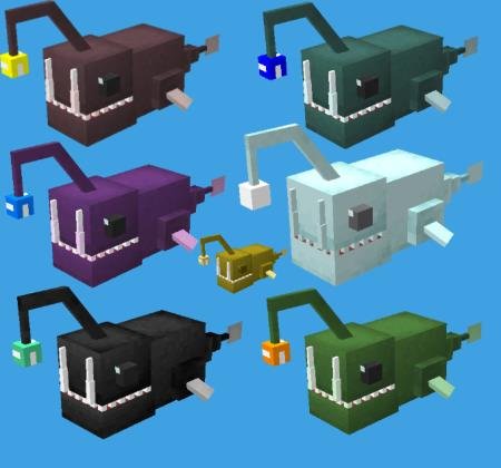 7 разновидностей морских чертей, один из которых - уникальный и более редкий