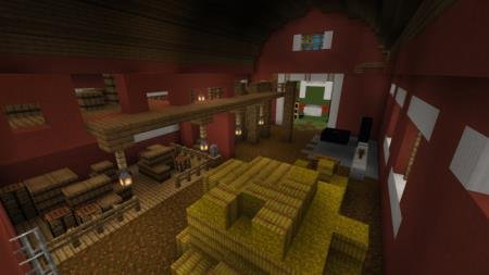 большой стог сена