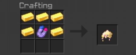 Второй вариант крафта магнитного шлема