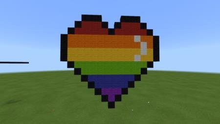 Радужное сердце