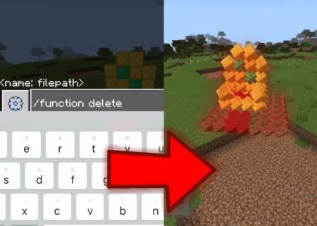 Ввод команды для удаления блоков при торможении игры при сжатии