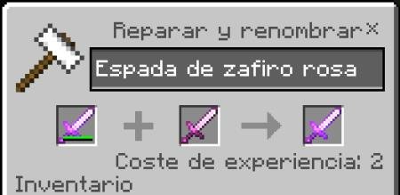 Починка зачарованного меча из розового сапфира