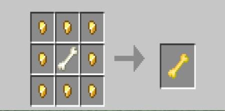 Рецепт крафта золотой кости