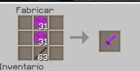 Рецепт крафта аметистового меча