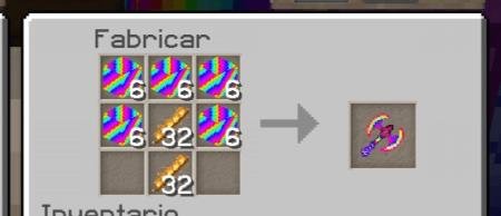 Рецепт крафта радужного топора