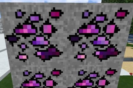 Аметистовая руда в игре