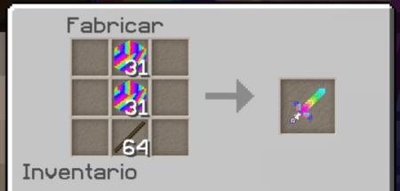 Рецепт крафта радужного меча