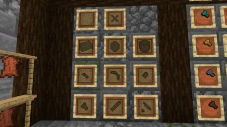 Представление элементов, которые можно создать в кузнечном заводе Майнкрафт