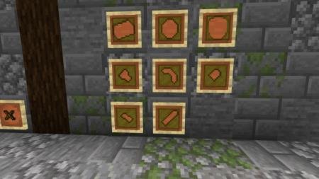 Некоторые деревянные элементы предметов, которые можно создать в кузнечном заводе