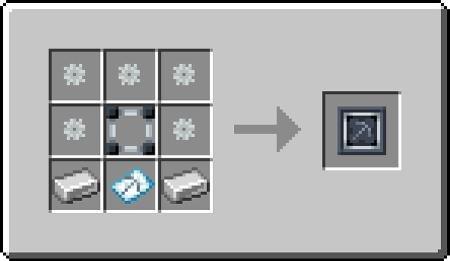 Рецепт крафта материала снабжения в виде кирки