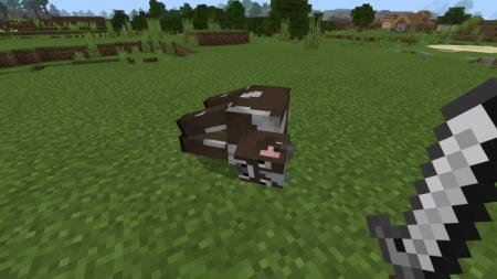 Мёртвое тело коровы, которое можно разделать