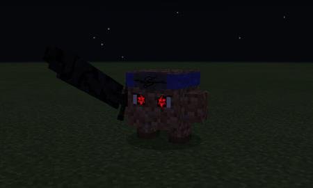 Грязевой отаку с мангекью шаринганом на фоне звёздного ночного неба