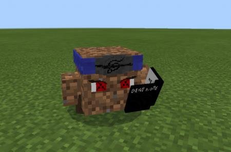 Грязевой отаку с аринганом и книгой смерти в руках