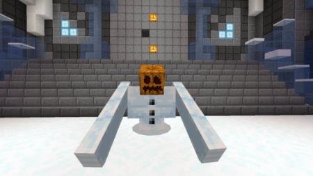 Мощный ледяной голем босс