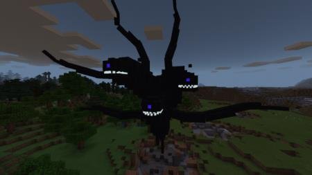 Огромный и жуткий трёхголовый монстр - штормовой иссушитель