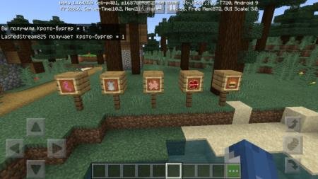 Различные новые предметы, представленные в рамках