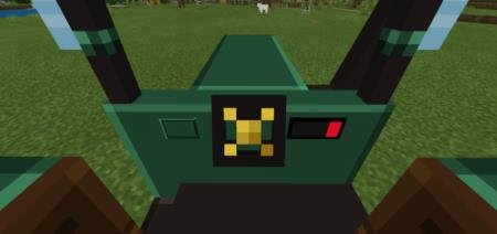 Красный датчик, оповещающий о снижении уровня топлива ниже 16 единиц