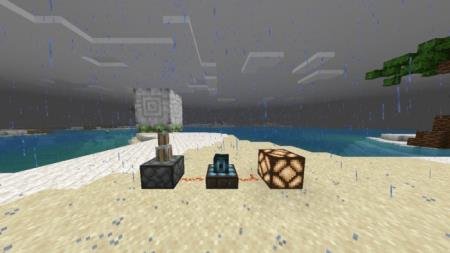 Новые блоки, добавленные в мир Майнкрафт под дождём