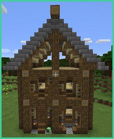 Постройка крыши шаг 8