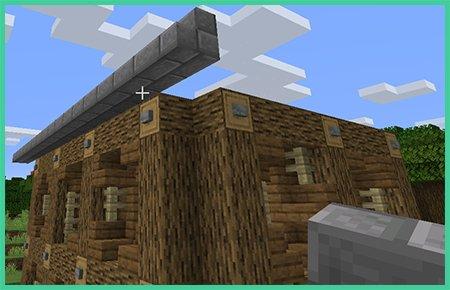 Постройка крыши шаг 1