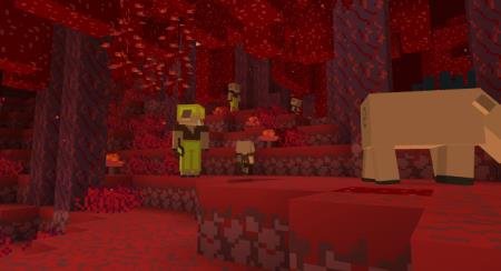 Измерение Нижнего мира с красным оттенком