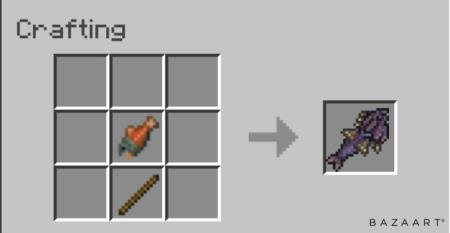 Рецепт крафта пурпурной рыбы-дубины