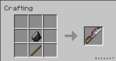 Рецепт крафта ножа психа