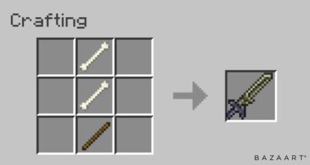 Рецепт крафта костяного меча