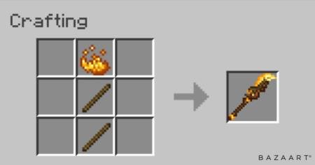 Рецепт крафта жуткой глефы