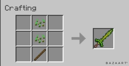 Рецепт крафта травяного меча