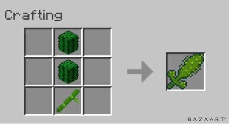 Рецепт крафта кактусового меча