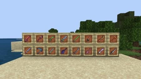 Представление новых красивых мечей из Terraria