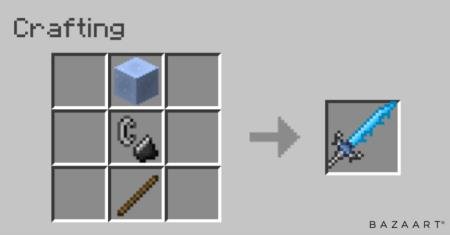 Рецепт крафта ледяного лезвия