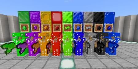 Различные виды брони и блоков