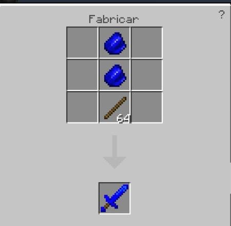 Рецепт крафта кобальтового меча