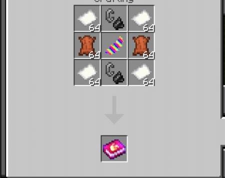 Рецепт крафта магической книги защиты от огня