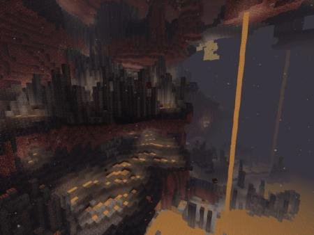 водопад лавы