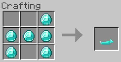 Крафт алмазной брони волка