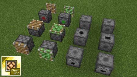 Изменённые текстуры выбрасывателя и поршней