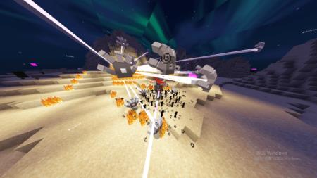 Разрушительный арсенал применённых атак гастера - бластерами, чёрными частицами